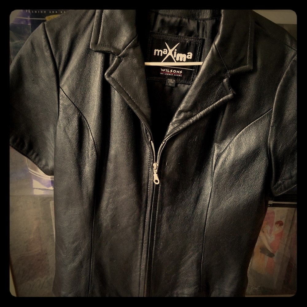 Leather jacket